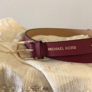 Michael Kors Belt Mulberry